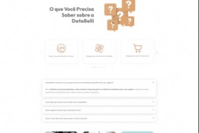 Imagem de Novo site da databelli
